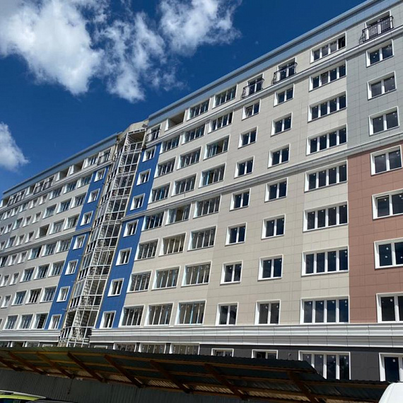 В новом доме ЖК «Атлант» все идёт по плану